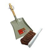 Heritage Green Coal Shovel with Hand Brush Set